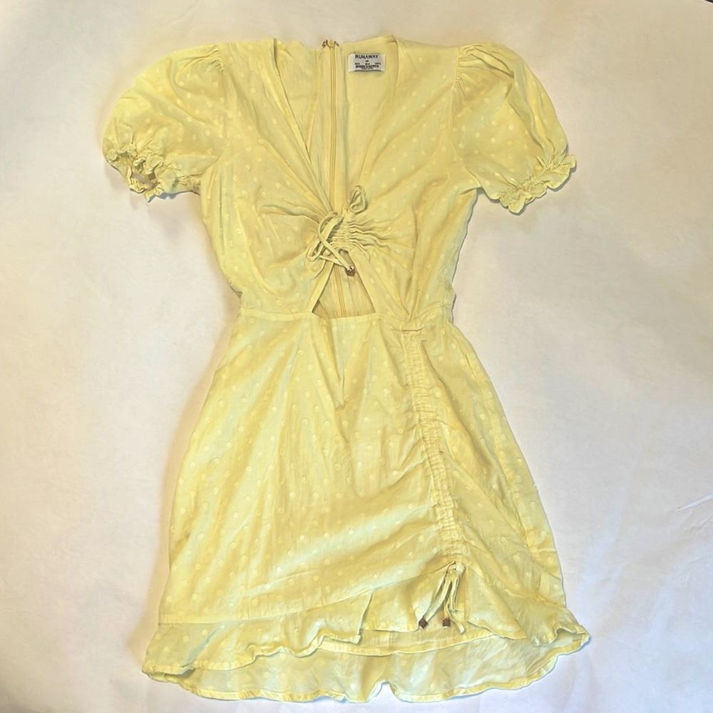 Ditsy Yellow dress